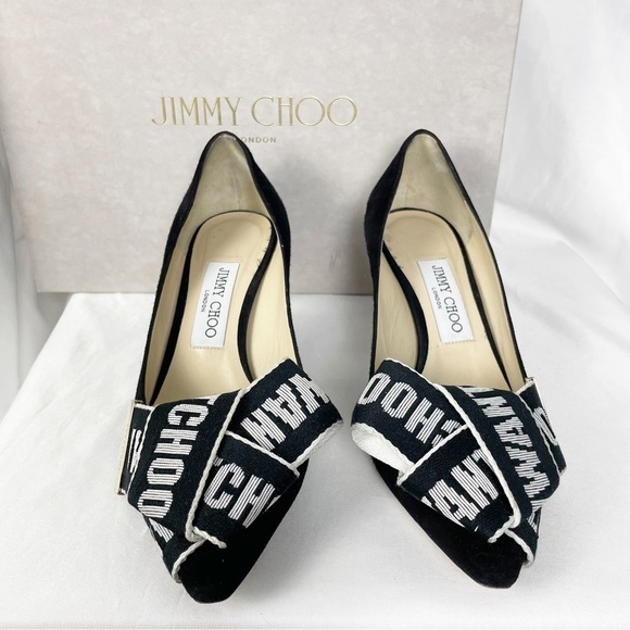 Jimmy Choo Tegan 60mm Pointed Toe Heels Black - Picture 3 of 8